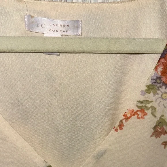 LC Lauren Conrad Floral Cream Dress - Picture 2 of 6